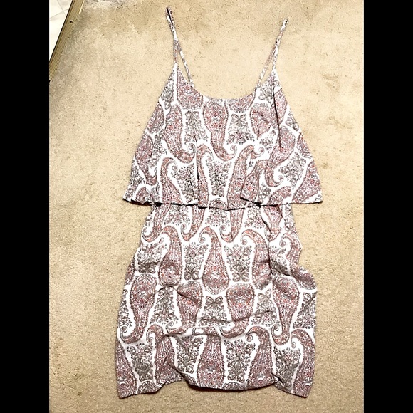 🆕🔥FREEPEOPLE SUPER CUTE PAISLEY MINI SUNDRESS SPAGHETTI ADJ/STRAPS👀👀ALL PICS - Picture 5 of 8
